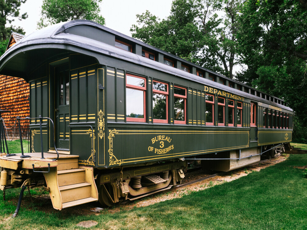 Bureau of Fisheries Train Car, DC Booth National Fish Hatchery